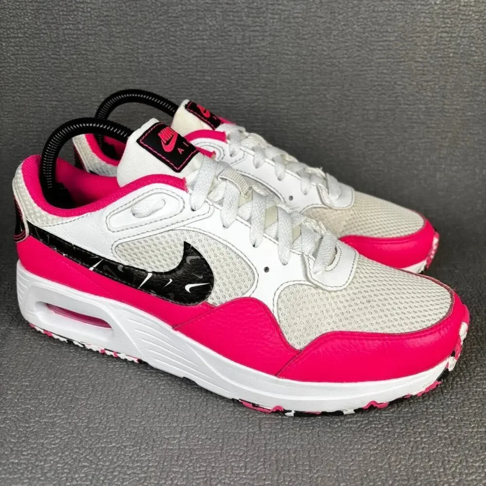 🔴 Nike Air Max SC Women`s Size 8.5 White Pink Running Shoes DM8078-100